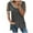 Dark Gray, variant on QLEICOM Women Plus Size Summer Hollow Out T-Shirt V-Neck Short Sleeve Strapless Loose Tunic Tops Blouses Tees Shirts Wine M, US Size:6