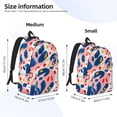 thumbnail image 4 of Daiia Abstract Leopard Print Vintage Canvas Backpack for Men and Women ,Hiking Backpack,Travel Laptop Bag for School,Large Capacity Backpack, 4 of 8