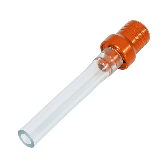 Orange Aluminum Alloy Two-way Valve Gas Fuel Tank Cap Cover Air Vent Hose for ATV Dirt Bike