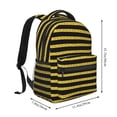 thumbnail image 2 of Disketp Gold Glitter Mochila Estampada para Hombre y Mujer – Mochila Ligera Clásica con Múltiples Bolsillos para Universidad, Trabajo y Viajes-One Size, 2 of 5