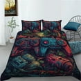 thumbnail image 3 of Original Painting Style Bedding Suit PlayStation Elment Quilt Cover Pillowcase Teen Man Fashion Bed Gift, 3 of 6