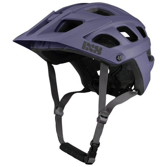 iXS Trail Evo Mountain Bike Helmet, Adjustable Visor, Grape, XS(49-54cm)