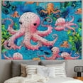 thumbnail image 2 of Orinice Octopus Tapestry Wall Hanging Unique Style Graphic Tapestries Home Wall Decor Art Living Room Bedroom Apartment Farmhouse Dorm 60x50inch, 2 of 6