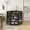 Black, variant on HOMCOM 41" Kitchen Pantry, 2-Door Kitchen Cabinet with 5-tier Storage Shelving, 12 Spice Racks and Adjustable Shelves for Dining Room, Black