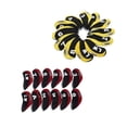 thumbnail image 1 of Juego de 24 Fundas para Cabeza de Hierro para Palos de Golf, Fundas para Cabeza de de Golf amarillo y rojo, 1 of 8
