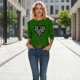 thumbnail image 5 of TaTaai Women Loose Black Top St. Patrick's Print Crew Neck 3/4 Sleeve Fashion Tee Ladies Spring Daily Wear Soft Comfortable Non-See-Through No Fading Stylish Top Gift, 5 of 7