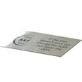 thumbnail image 4 of Plaquemaker Custom Laser Engraved Stainless Steel Sign (4" x 8"), 4 of 4