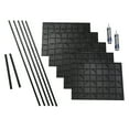 thumbnail image 1 of FASÄDE Crescent Decorative Vinyl Backsplash 15 sq ft Kit in Brushed Onyx, 1 of 6