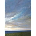 thumbnail image 2 of Finch, Sheila 25x32 Gold Ornate Wood Framed with Double Matting Museum Art Print Titled - Coastal Clouds Diptych II, 2 of 4