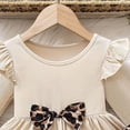 thumbnail image 6 of HCNTES Baby Girl Winter Clothes Kid Toddler Girl Clothes Bowknot Ruffle Sleeve Top Floral Allover Pants Fall Winter Outfit Set, 6 of 9
