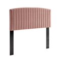 thumbnail image 1 of Modway Rebecca Performance Velvet Full/Queen Headboard, Dusty Rose, 1 of 2