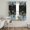 Black, Blue, Green, variant on Blue Purple Flower Sheer Curtains 72 Inch Length 2 Panels Set, Watercolor Hydrangea Floral Black Voile Window Treatment Rod Pocket Curtains Sheers Drapes for Bedroom/Living Room/Kitchen 52"x72"x2