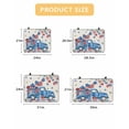 thumbnail image 7 of Large Induction Cooktop Protector Mat Independence Day Stove Top Covers for Electric Stove, Farmhouse American Flag Truck Star Burlap Decorative Stove Burner Cover Mats, Glass Top Stove Cover, 7 of 7