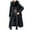 Black, variant on hoksml Women's Plus Size Long Puffer Jacket with Oversized Faux Fur Hood Winter Warm Parka Down Coat with Secure Pockets