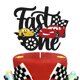 thumbnail image 3 of Disney-adorno de pastel de cumpleaños con temática de Rayo McQueen, decoración de pastel de dibujos animados de coche de carreras para niño, suministros para Baby Shower, 3 of 5