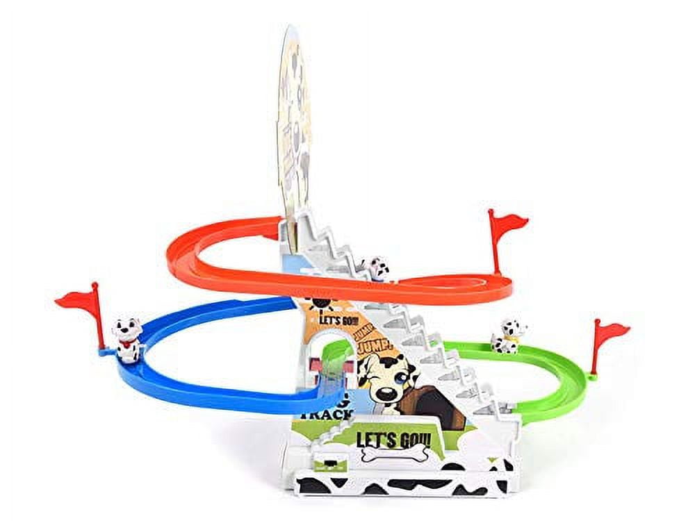USToyOutlet Dog Days Puppy Track Racer - White
