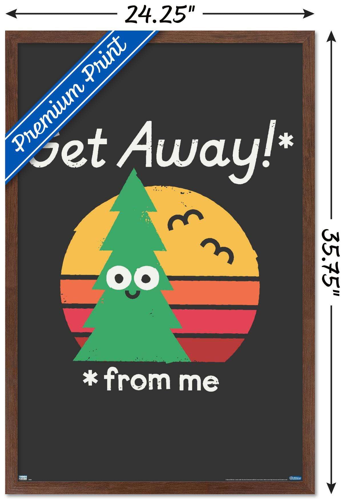 DaVid Olenick - Take a Hike Wall Poster, 22.375" x 34", Framed