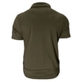 thumbnail image 4 of Men's Polo Shirts with 2 Pockets Short Sleeve Quick Dry Casual Sports Outdoor Golf Shirt for Men Basic T-Shirt Tops, M, 4 of 6