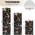 thumbnail image 4 of Brown Mushroom Daisy Black Pattern Kitchen Rugs Sets Of 3,Kitchen Runner Rugs Non Skid Washable,Decorative Kitchen Floor Mats for Kitchen,Sink,Laundry,17"x30"+ 17"x47" + 17"x59", 4 of 6