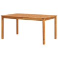 thumbnail image 2 of vidaXL 3 Piece Outdoor Dining Set with Cushions Solid Wood Acacia, 2 of 5