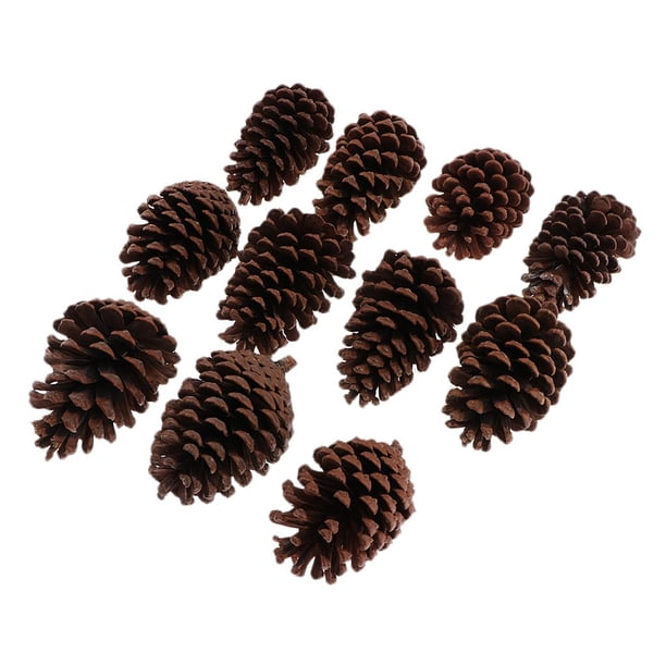 10 piezas de adorno colgante de piña de Navidad para regalo colgante de Navidad B 8-10 cm