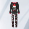 thumbnail image 4 of Camisón navideño con estampado de letras camisón navideño conjunto informal de ropa de descanso navideña, 4 of 8