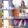 thumbnail image 2 of Hollywood Makeup Vanity Mirror With Lights,Smart Touch Control Dimmable 3 Modes Light, For Tabletop, 2 of 4