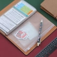 thumbnail image 5 of HOMEMAXS 12 Pcs Transparent Binder Pockets PVC Storage Bags for Organizing Pencils and Supplies, 5 of 8