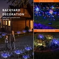thumbnail image 3 of Luces solares para fuegos artificiales Colcutee, 200 LED, paquete de 4 unidades, IP65, impermeables, 3 of 7