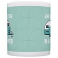 thumbnail image 3 of ThisWear RV Camper Gifts Life Better in a Camper Camping Teardrop Camper Accessories Coffee Mug Green, 3 of 4