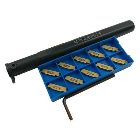 

Mgivr 2016-1.5 Internal Grooving Lathe Cutting Tool Holder +10P Mgmn150 Inserts