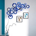 thumbnail image 3 of Miyuadkai Stickers Clearance Circle Wall Stickers Art Wall Decoration Diy Wall Sticker Creative for Home Living Room Bedroom Bathroom Decor *Blue Home Decor Blue, 3 of 6