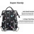 thumbnail image 2 of Cute Printing Diaper Bag Backpack For Mom Dad, Baby Care Waterproof Nappy Bag Changing Bag, 2 of 4