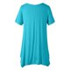 thumbnail image 3 of Puntoco Mujer Moda Casual Verano Color Sólido Manga Corta Cuello Redondo Top Blusa Puntoco Puntoco-7541, 3 of 6
