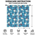 thumbnail image 2 of Blackout Kids Curtains,Blue Stars and Baseballs Pattern Childrens Insulated Curtains Set Of 2,Bedroom Essentials,Toddler Room Decor 42"x84", 2 of 5