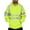 Green, variant on Men's Safety Reflective High Visibility Long Sleeve Shirts with Hood Class Construction Work Shirts Black M(M)