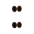 thumbnail image 3 of Sidaley Cojín Almohadillas para los oídos Reemplazo de Gamer de malla de cuero para juegos montado en la cabeza profesional para auriculares QC35 Café+Negro 2piezas, 3 of 5
