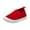 Red, variant on Toddler Girls Boys Sneakers Breathable Knit Mesh Solid Color Slip on Shoes Casual Lightweight Soft Sole Nonslip Tennis Shoes Yellow 9 Toddler