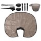 thumbnail image 4 of Hair Dyeing Set with Brush Mixer Earmuffs Color Bowl Bib Hairdressing Clip Hair Coloring, 4 of 5