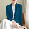 thumbnail image 5 of Cardigan Sweaters for Women Hemlock Long Sleeve Ice Silk Knit Skirt V Neck Cardigan Sweater, 5 of 5