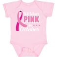 thumbnail image 3 of Inktastic Breast Cancer Awareness We Wear Pink in October Girls Baby Bodysuit, 3 of 5