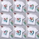 thumbnail image 2 of Camiseta de algodón con estampado de princesa sirena para niñas de la marca Disney, ropa de princesa Ariel, top de dibujos animados para niños de 1 a 9 años, regalo de cumpleaños para niños, 2 of 5