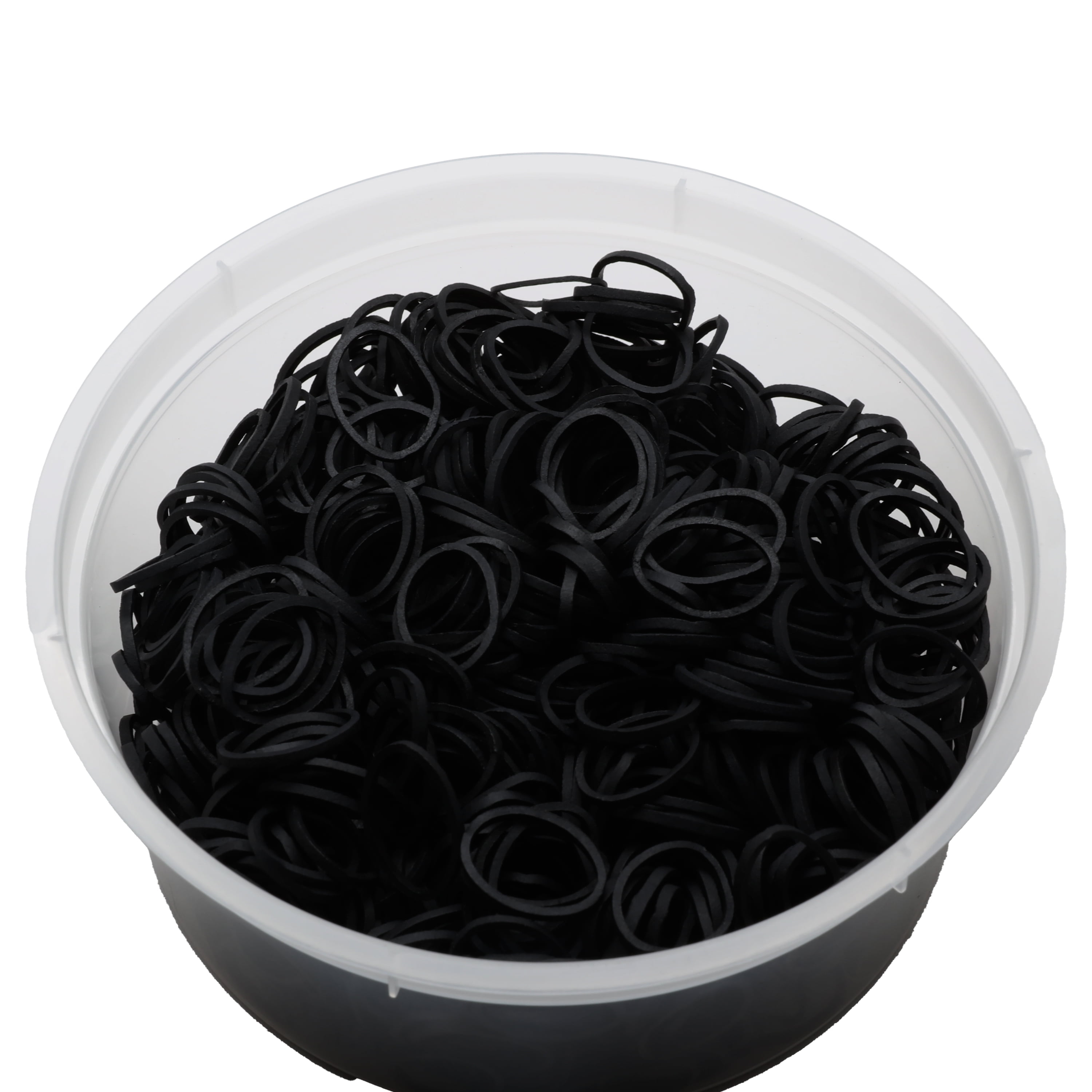 Annie Black 1000 Rubber Bands, 1000/PK, Pack of 12