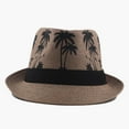 thumbnail image 3 of ZQUUVOU Summer Beach Sun Hats For Men Women Foldable Floppy Travel Packable Staw Hat, Wide Brim Hat Coffee, 3 of 6