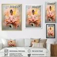 thumbnail image 4 of Designart "Minimalistic Yoga Meditation" Yoga Floater Framed Wall Decor, 4 of 5