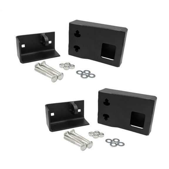 2 Pack Heavy-Duty Shipping Container Lock Box Bolt-On - Detachable, Installation Hardware Included - Conex Container Cabinet Accessories