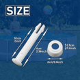 thumbnail image 2 of 20 PCS Plastic Pool Joint Pins & 20 PCS Rubber Seals for -Swimming Pool Parts for 13 -24inch Metal Frame,2.36 inch, 2 of 5