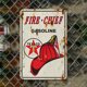 thumbnail image 3 of Placa de Metal Vintage Wdftyju Texaco jefe de bomberos arte de pared 20x30cm, 3 of 9