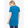 thumbnail image 2 of Woman Within Plus Size Marled V-Neck Tunic, 2 of 5