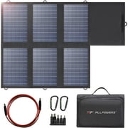 ALLPOWERS SP026 60W Foldable Solar Panel, 18V 5V 3A Portable Solar Panel Charger for Power Station Generator Laptop Phone Battery